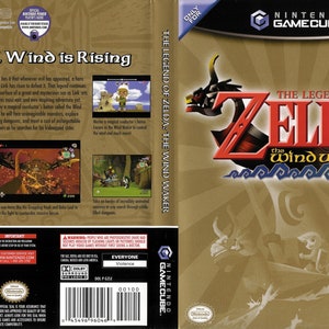 Legend of Zelda Single Disc GameCube Nintendo NO GAME Case Only Reproduction Wind Waker