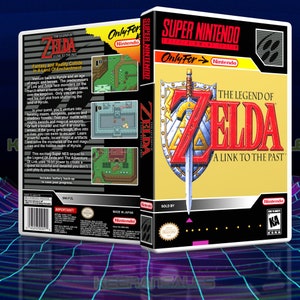 The Legend of Zelda a Link to The Past SNES Game Case, No Game Included