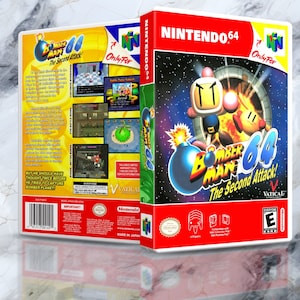 Bomberman 64 Second Attack - N64 Case
