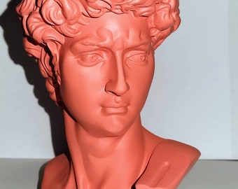 Bust of Michelangelo's David Statue Design KeeranSales