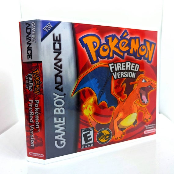 Pokemon Fire Red Advance GBA Custom Case No - Etsy