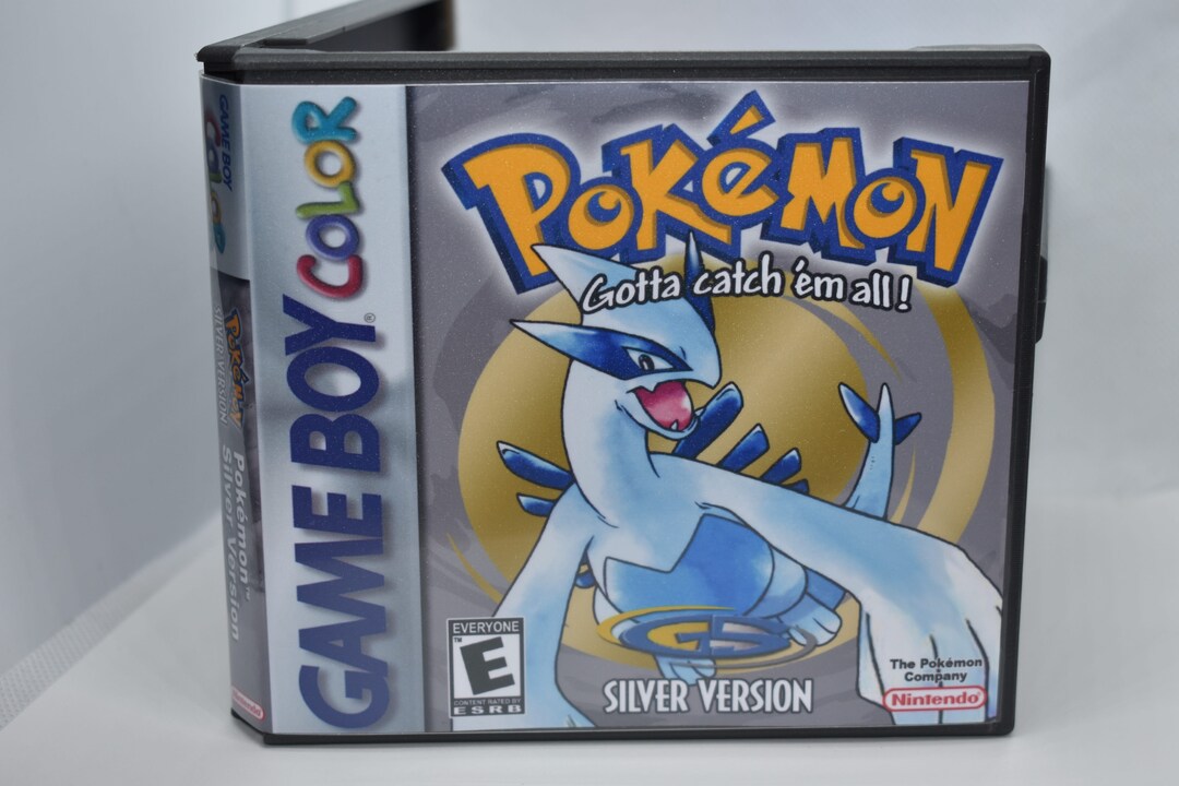 Pokemon Silver Game Case Game Boy Color Game Case No Game Included - Etsy