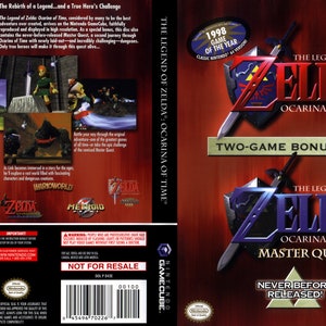 Legend of Zelda Single Disc GameCube Nintendo NO GAME Case Only Reproduction Orcarina Of Time