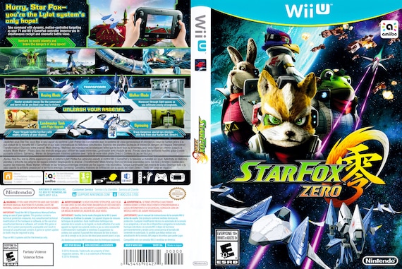 Star Fox Zero 0 Wii U Custom Case No Game Included Case 