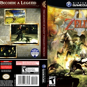 Legend of Zelda Single Disc GameCube Nintendo NO GAME Case Only Reproduction Twilight PrincessAlt