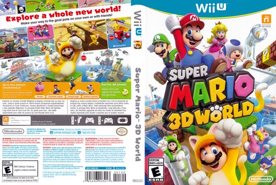 Pil nogle få Laboratorium Super Mario 3D World Wii U Custom Case No Game Included - Etsy