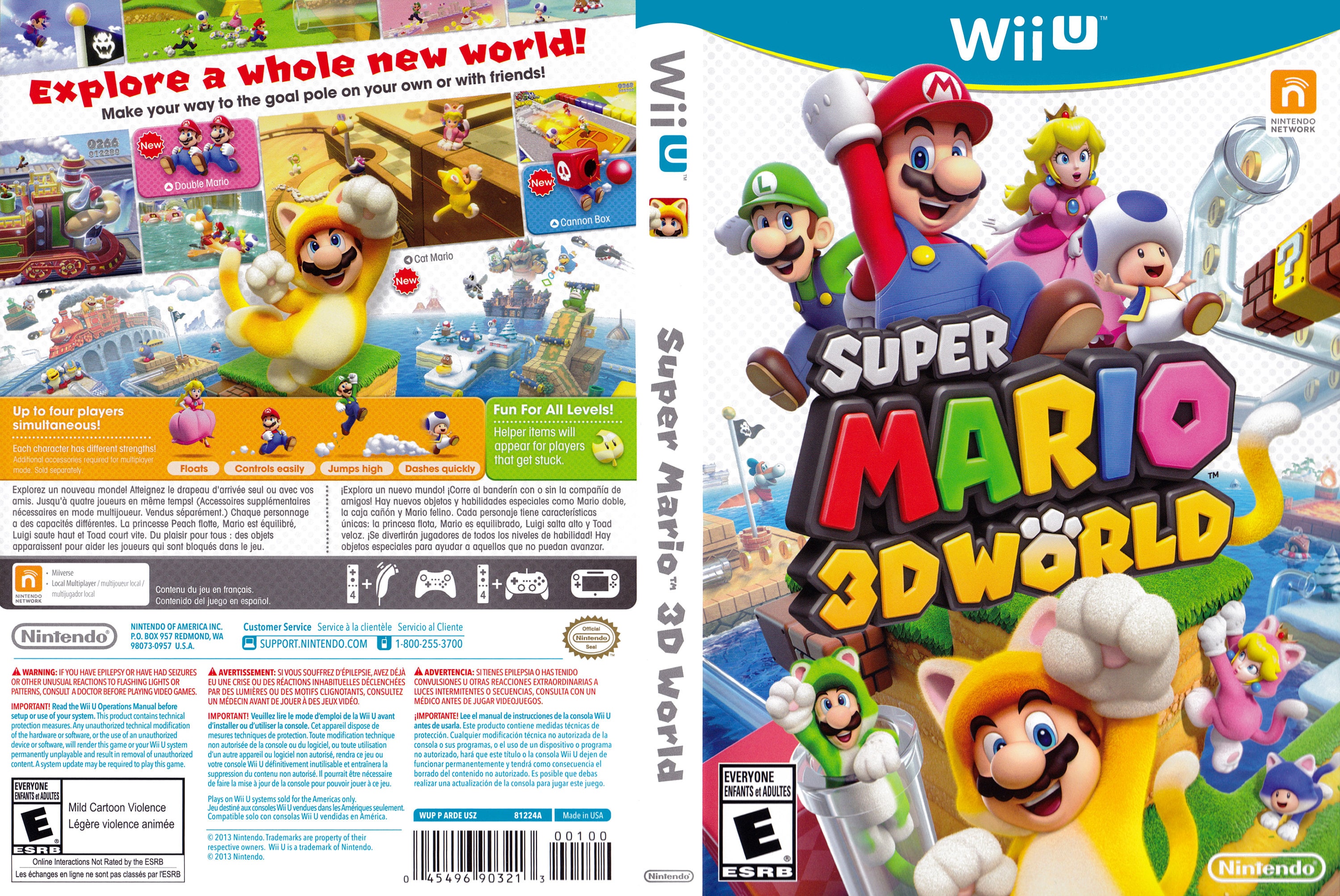 SUPER MARIO 3D WORLD, Jogos para a Wii U, Jogos