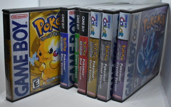 Pokemon Red, Blue, Yellow, Gold, Silver, & Crystal