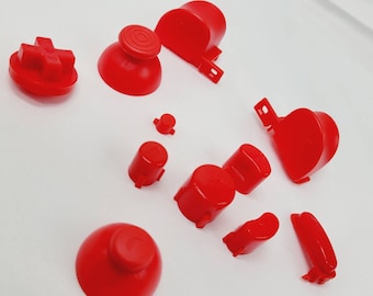 Gamecube Controller Buttons Pure Red 3rd Party