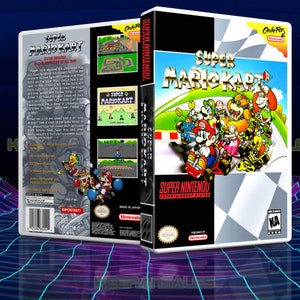 Super Mario Kart - SNES Game Case, No Game Included