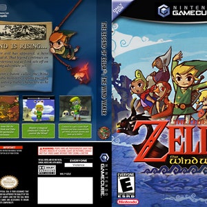 Legend of Zelda Single Disc GameCube Nintendo NO GAME Case Only Reproduction Wind Waker ALt