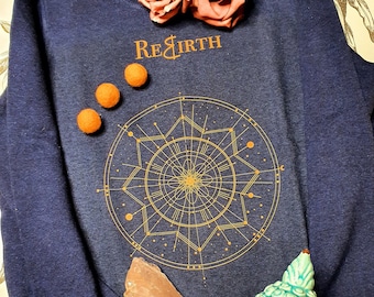 Abito maglione biologico con codice leggero, Fairtrade - ReBirth/New Earth - Abbigliamento Spirituale