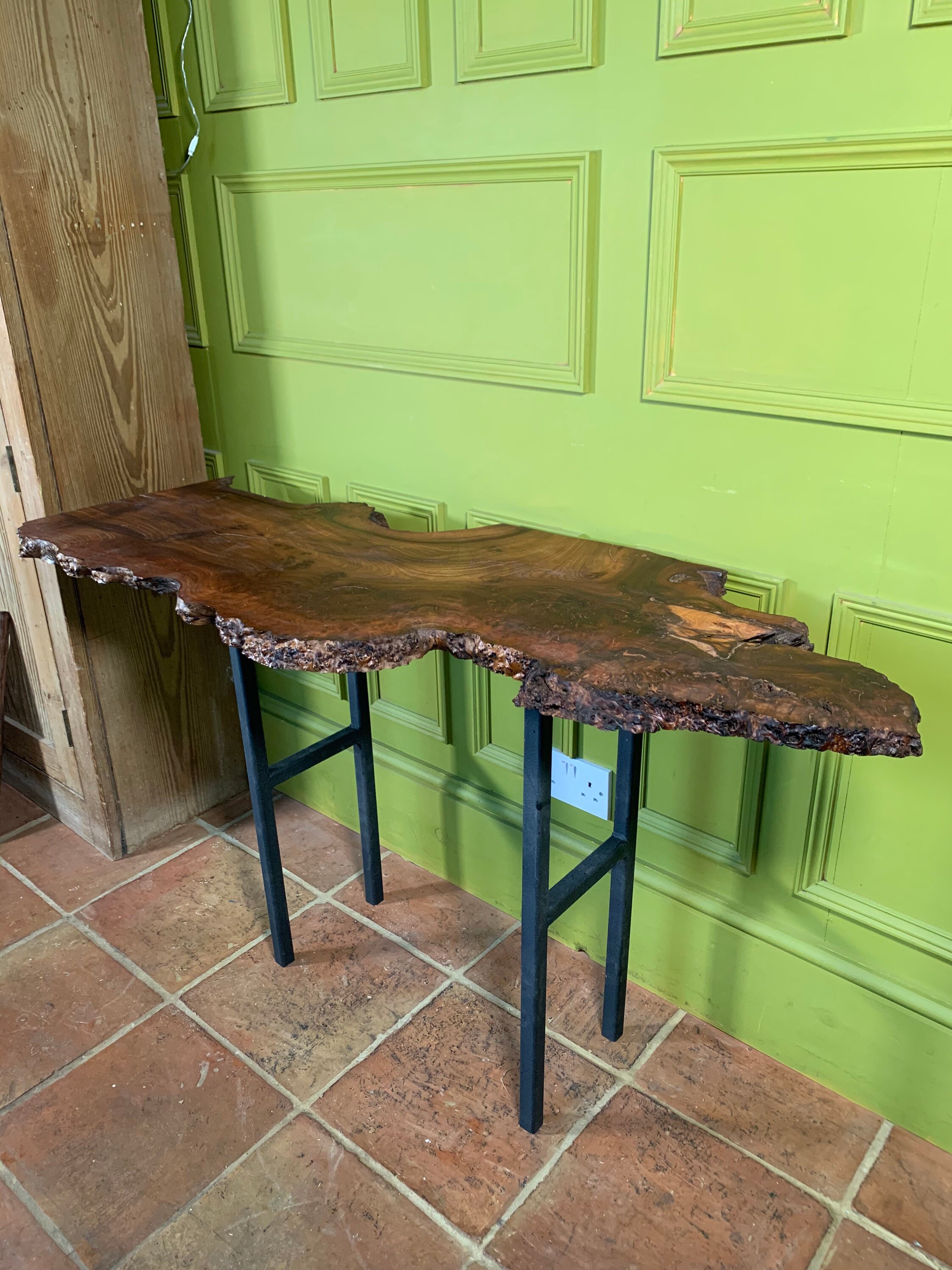 Narrow console table for hallway kitchen or living space. Etsy