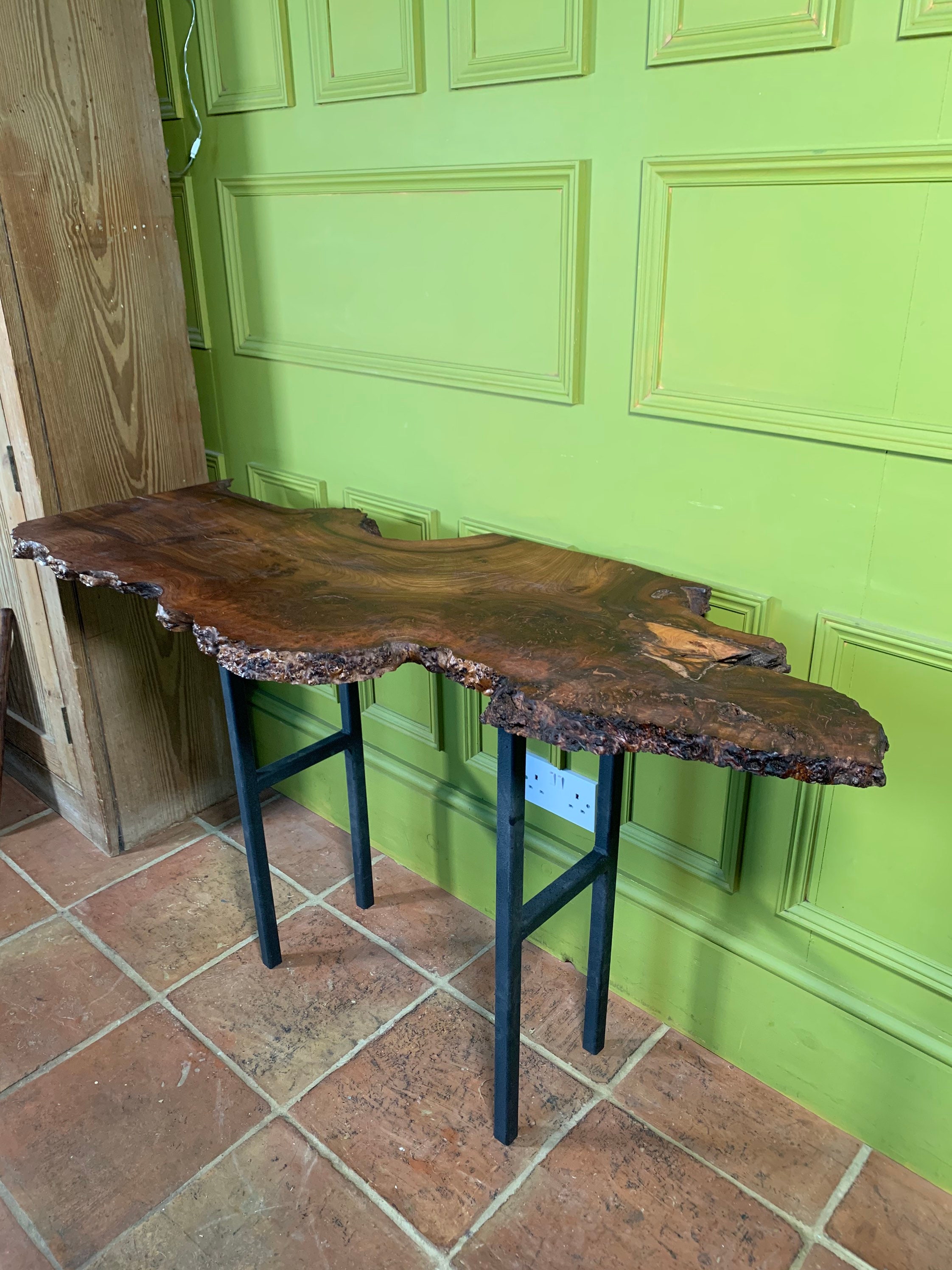 Narrow console table for hallway kitchen or living space. Etsy