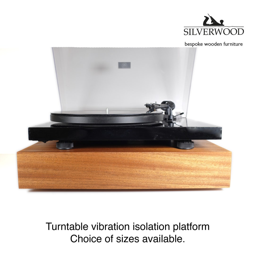Turntable Vibration Isolation Platform. Hardwood Platform for