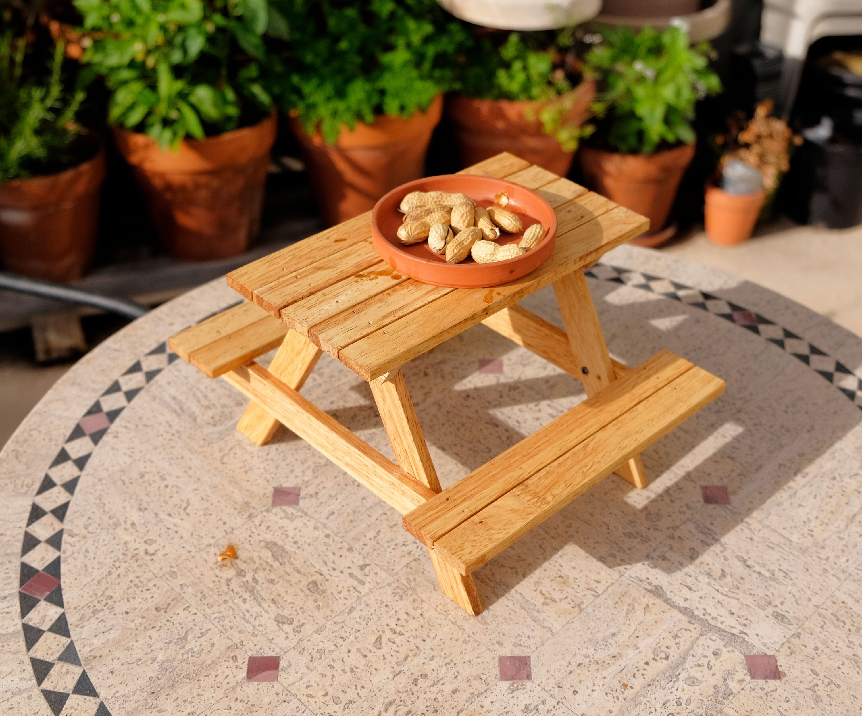 Mini chip Picnic Table Etsy
