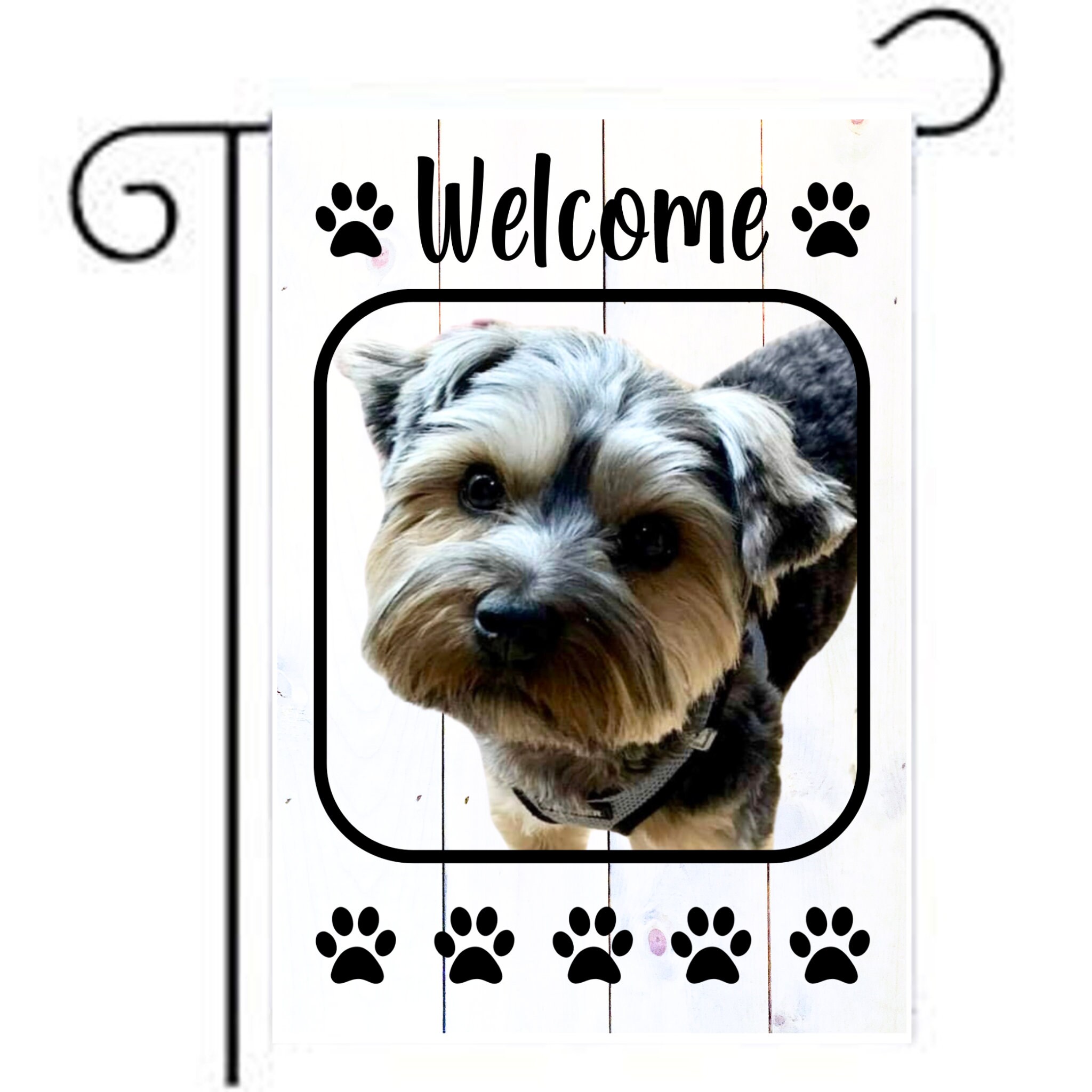 Welcome Pet Version - Personalized Custom Flag main image 0