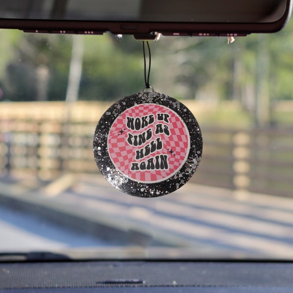 Funny Saying Car Freshie, Aroma Bead Car Freshener, Trendy Car Decoration, Mama Life Freshie, Humorous Gift Best Friend, Car Charm, Gift Her