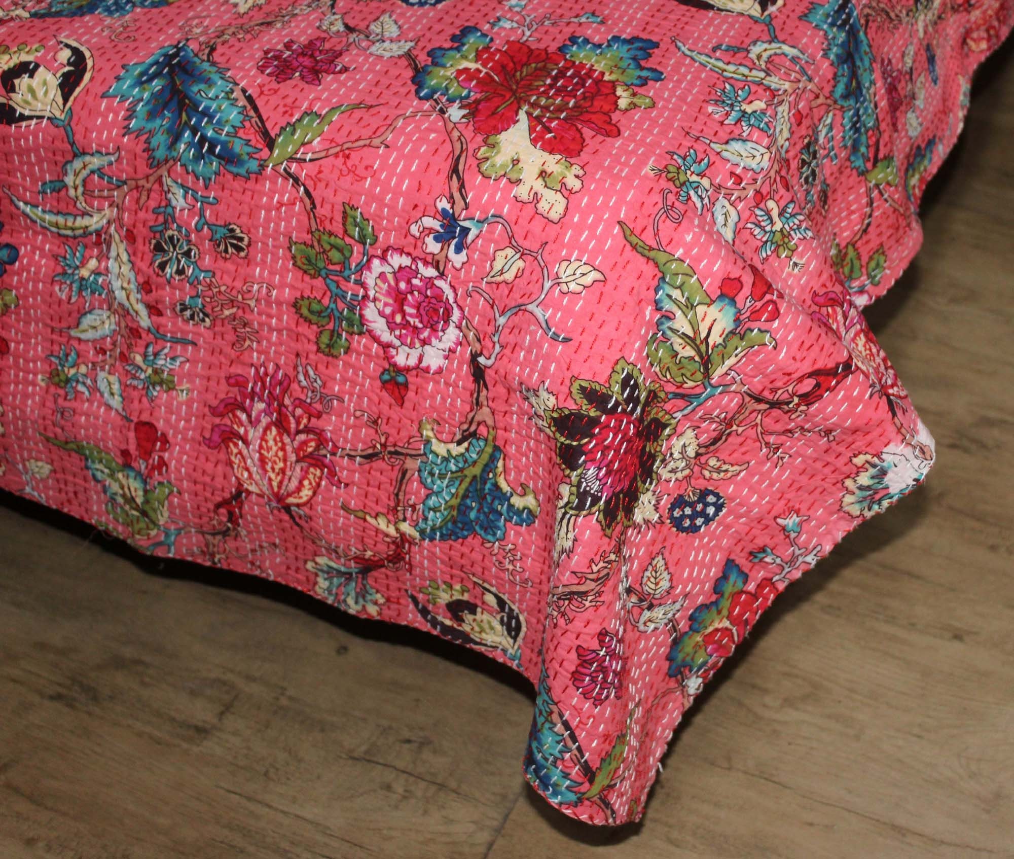 Ethnic Indian 100 Cotton Handmade Bedding Bed Cover Bedspread Etsy