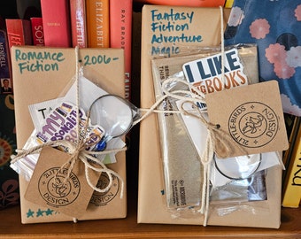 Blind Book Readers Club Goodreads bewertet Blind Date mit Buch Snack Popcorn Tee Kakao Lupe Lesezeichen Perfektes Geschenk für Buchliebhaber