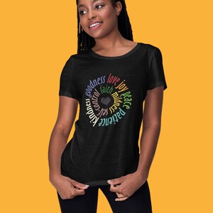 JW T-shirt Women's Cut Shirt Gift for JWs BellaCanvas 6004 Fruitage of Holy Spirit Shirt image 6