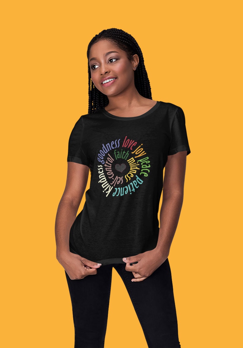 JW T-shirt Women's Cut Shirt Gift for JWs BellaCanvas 6004 Fruitage of Holy Spirit Shirt image 6
