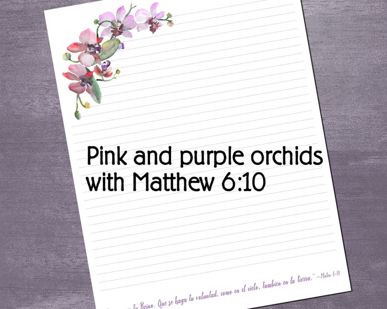 JW Letterhead En Español Spanish Letter Writing Stationery Etsy