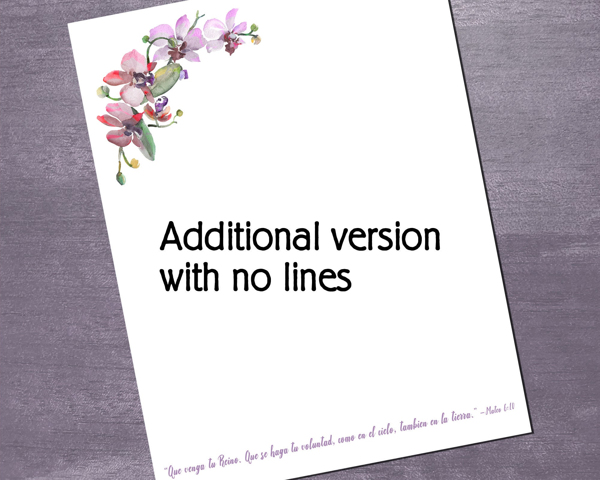 JW Letterhead En Español Spanish Letter Writing Stationery Pink and