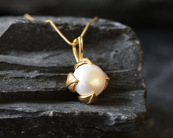 Etsy pearl pendant deals