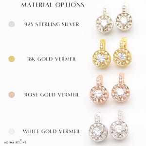 Gold Aqua Ohrringe, Stammes Ohrringe, Aquamarin Ohrringe, erstellt Aquamarin, Hellblau Ohrringe, 18K Vermeil Ohrringe, Blaustein Ohrringe Bild 7