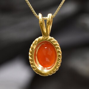 Gold Carnelian Necklace, Victorian Pendant, Natural Carnelian, Gold Carnelian Necklace, Red Agate Necklace, Carnelian Gift, Christmas Gift image 10