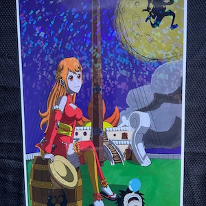 17&quot;hx11&quot;w HOLOGRAPHIC Nami Poster