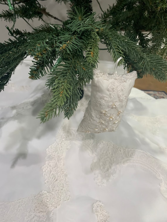 Wedding dress on sale christmas ornament