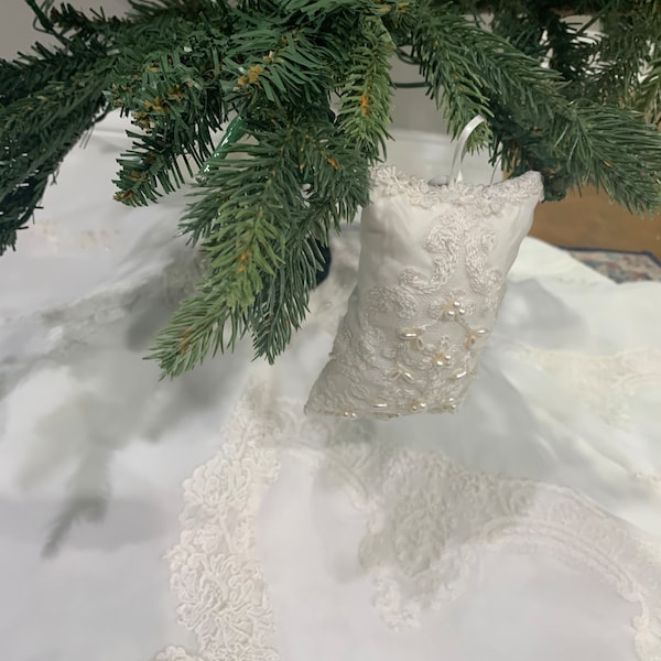 Ornaments From Wedding Dress Etsy