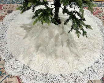 Christmas Wedding Dress Makeover Tree Skirt