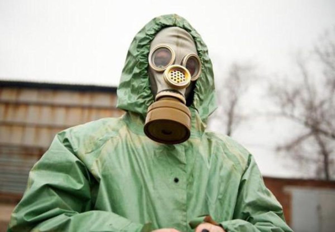 Topp Protected Army Chemical Cloak, Raincoat, Chemical Protection, Army Stock Reserve ...