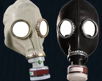 Retro New Gas Mask PG Russian Model Civil Gas Mask + Filter Black Gray Color