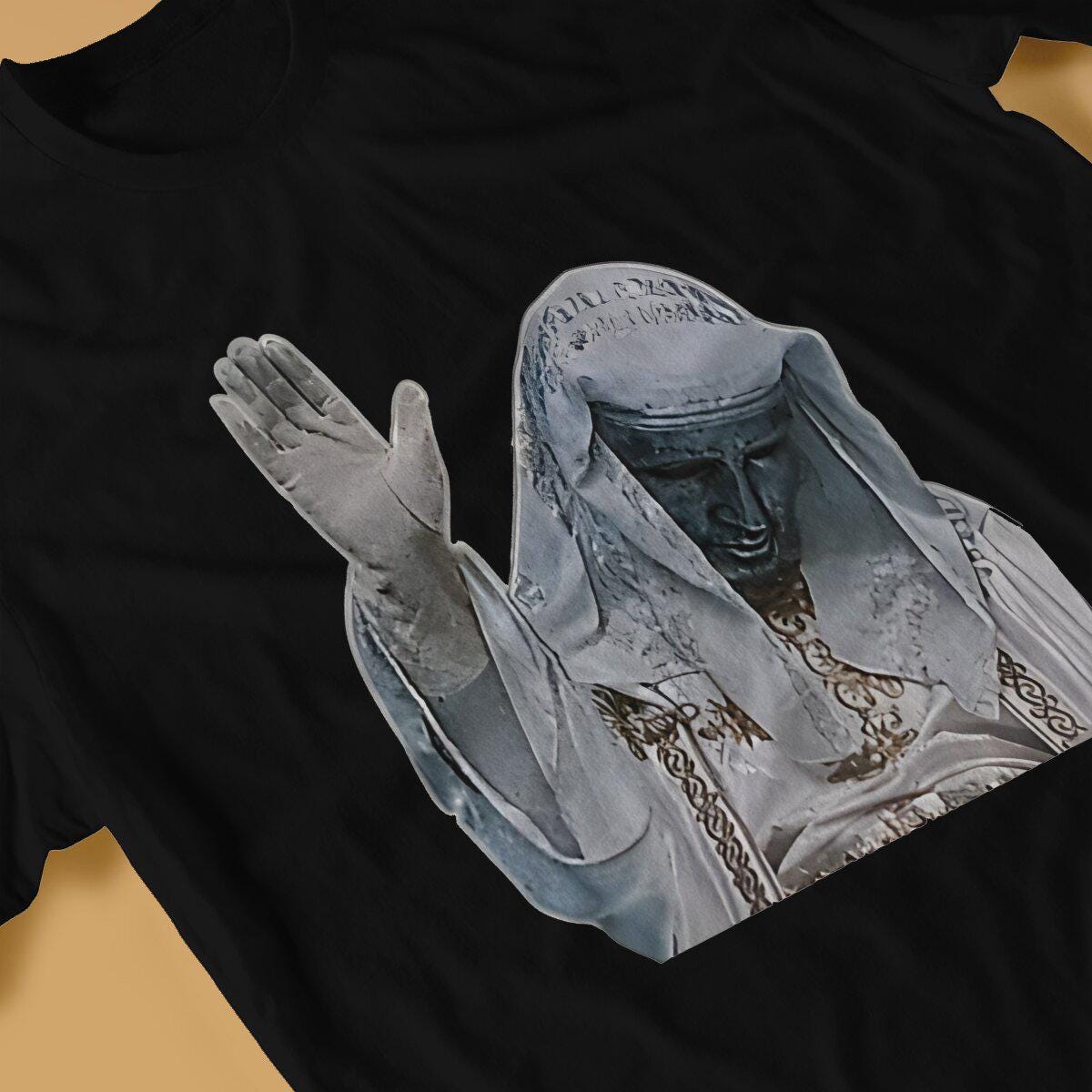 Kingdom of Heaven, T-shirt Baldwin IV, korte mouw, katoen, print, King Baldwin IV, Jeruzalem