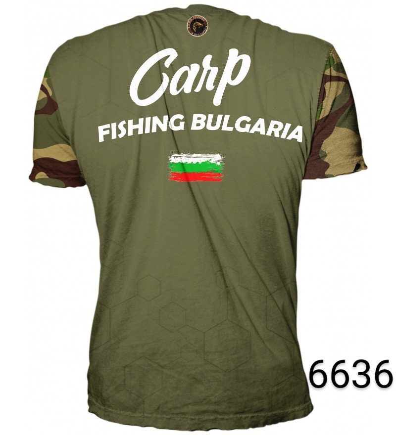 Carp Fishing Men T-shirt Short Sleeve Team Bulgaria Fishing T