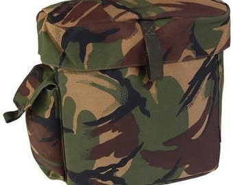 Army Field Bag Adjustable Strap Waterproof Construction Retro New