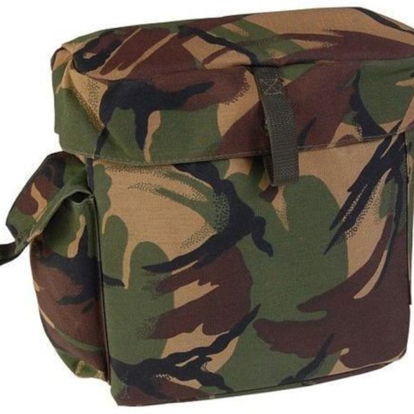 Army Field Bag Adjustable Strap Waterproof Construction Retro New