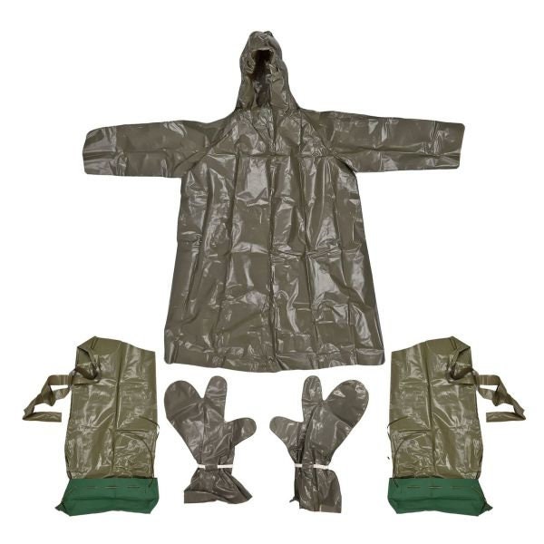 Regenmantel Anzug Tschechische Armee Poncho Schutzkleidung Retro Regen Anzug