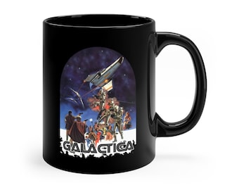 Battlestar Galactica Mug,Battlestar Coffee Cup,70s TV Coffee Mug,Classic Scifi Mug,Dad Gift,Battlestar Galactica Gift,Gift For Him