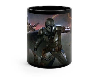 Caneca Mandalorian vs Stormtoopers