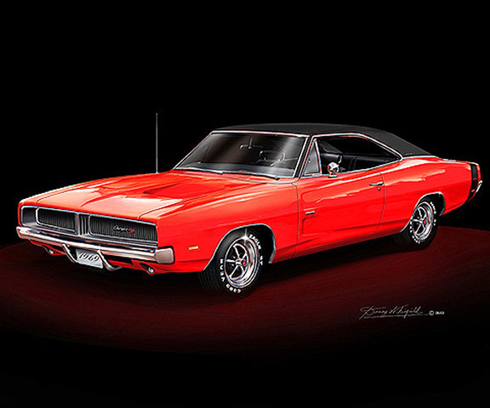 Dodge charger art