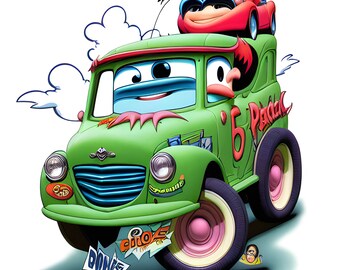 Kars for Kids | Car-Toon Drawings By RD Creations - A Division of Danny Whitfield | Comes in 10 different styles | Prints Posters
