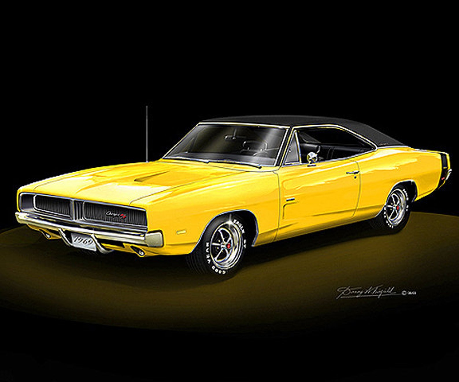 Dodge charger art