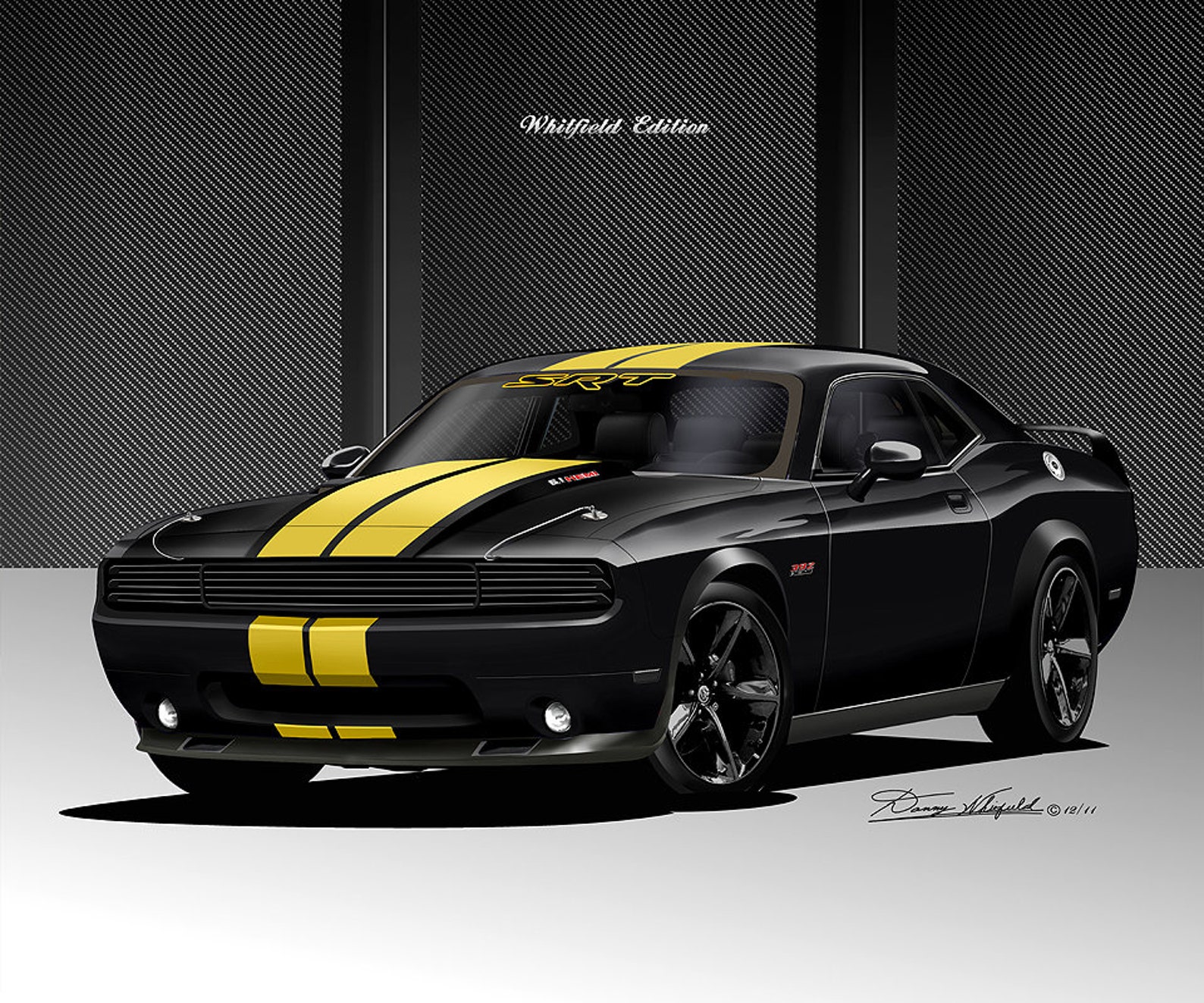 Dodge challenger art