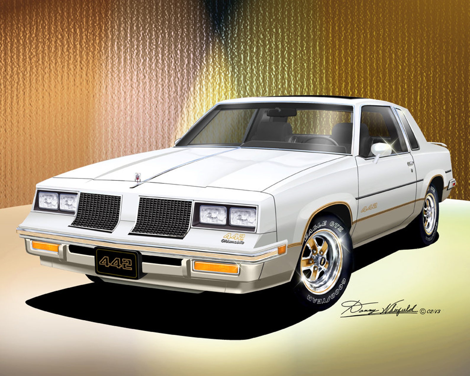 Oldsmobile 442/hurst Olds Art Print: Car Enthusiast Wall Art Comes in 5 ...