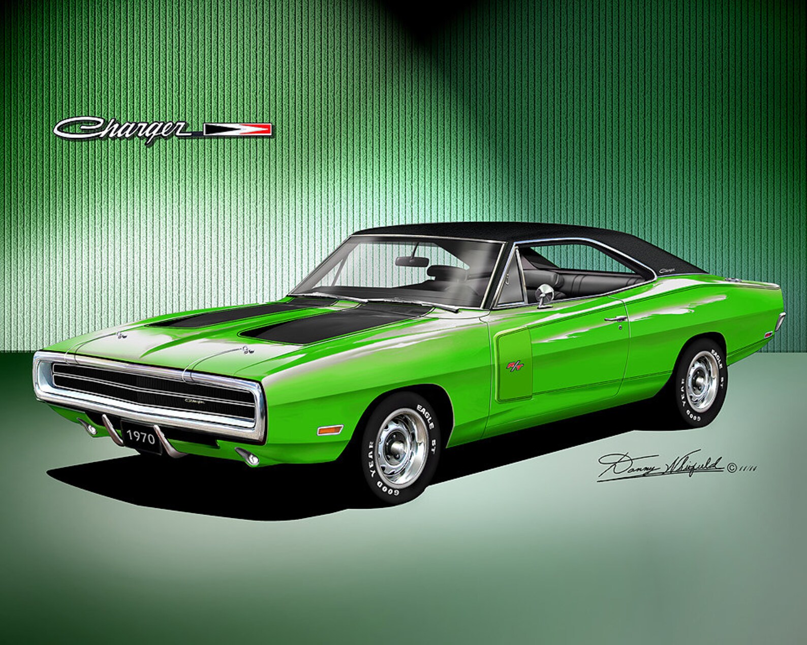 Dodge charger art